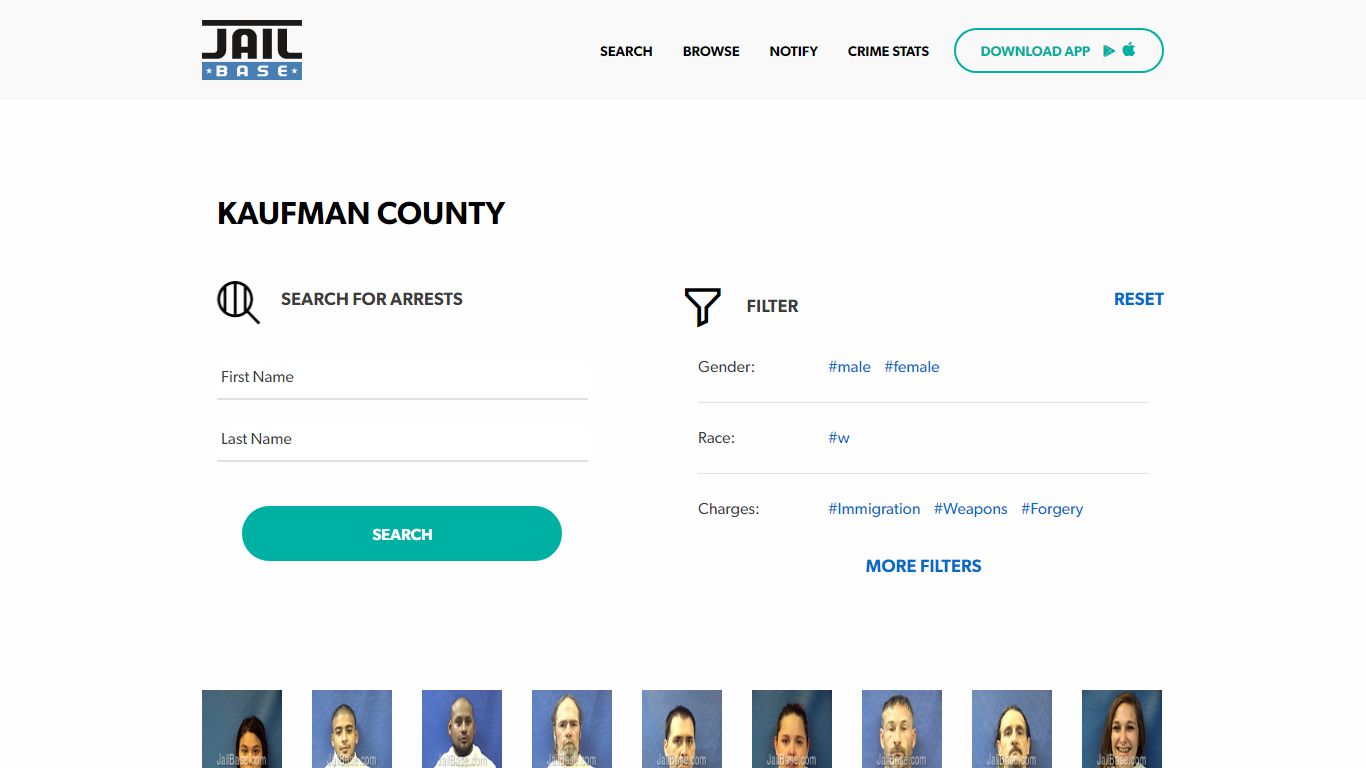 Kaufman County Jail Inmate Search and Mugshots - JailBase
